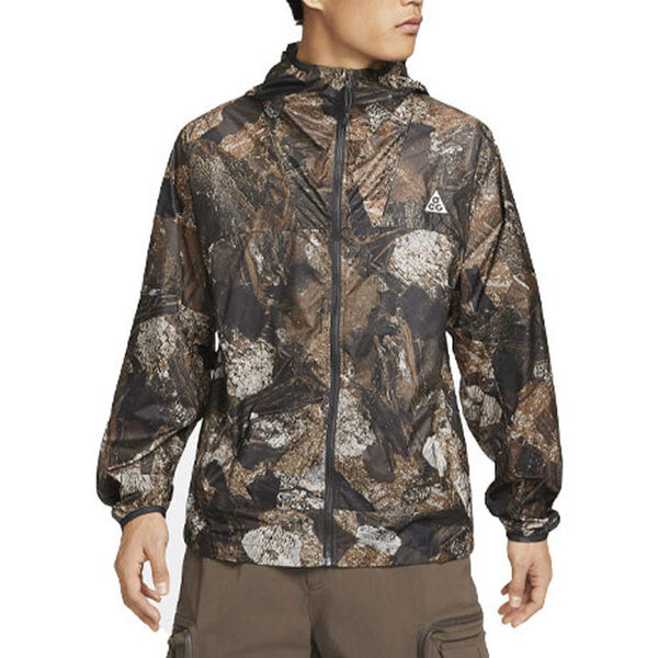 Куртка Men's Nike SS22 ACG Rock Full Print Casual Hooded Jacket Rock Gray, мультиколор — фото 4