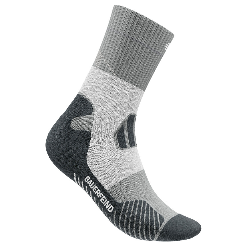

Носки для бега Bauerfeind Sports Trail Run Mid Cut Socks, цвет Graphite Grey