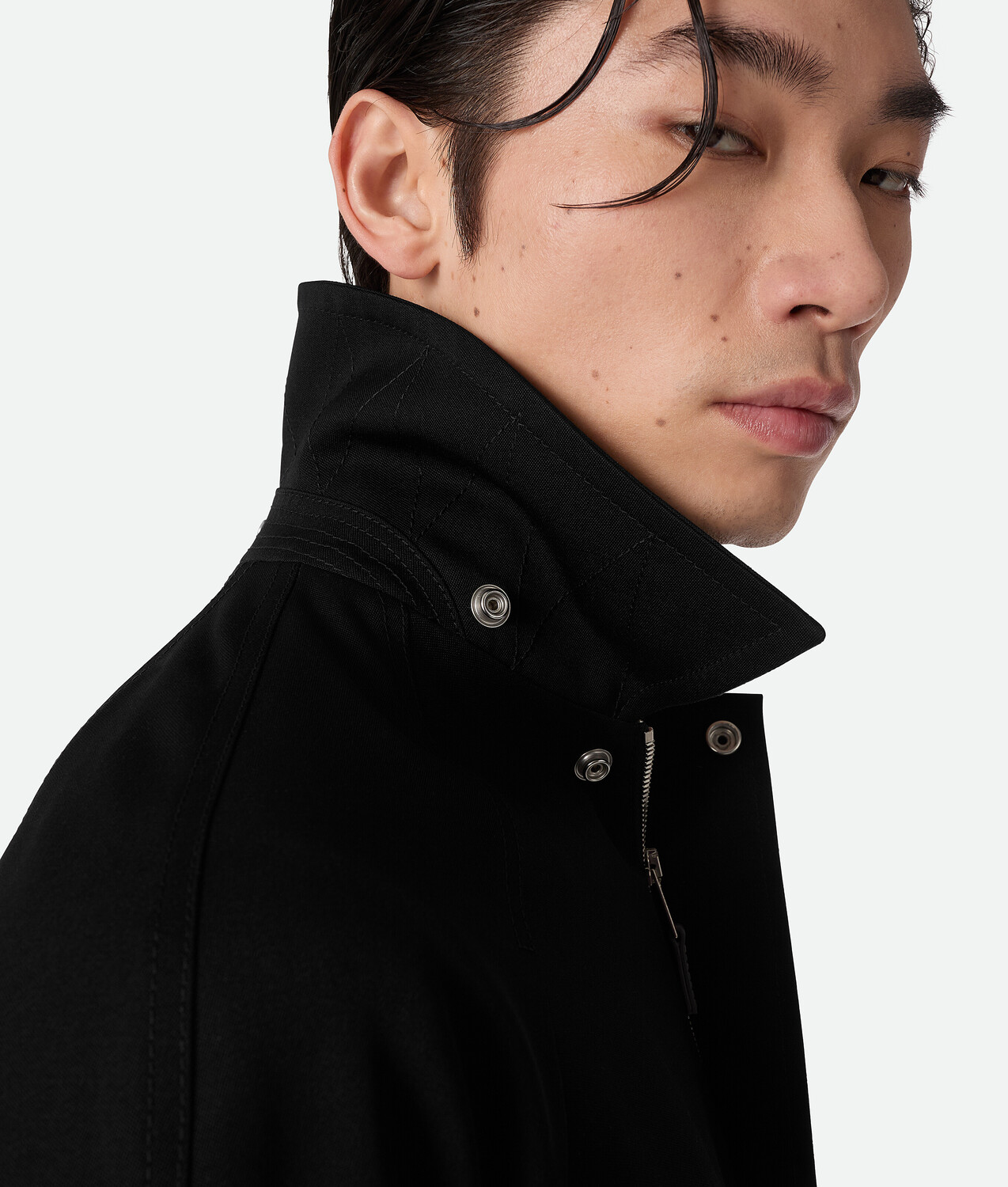 Grain de poudre blouson BOTTEGA VENETA, черный — фото 4