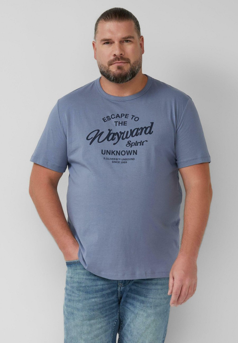 

Футболка s.Oliver Print T-shirt, Blassblau/Blue