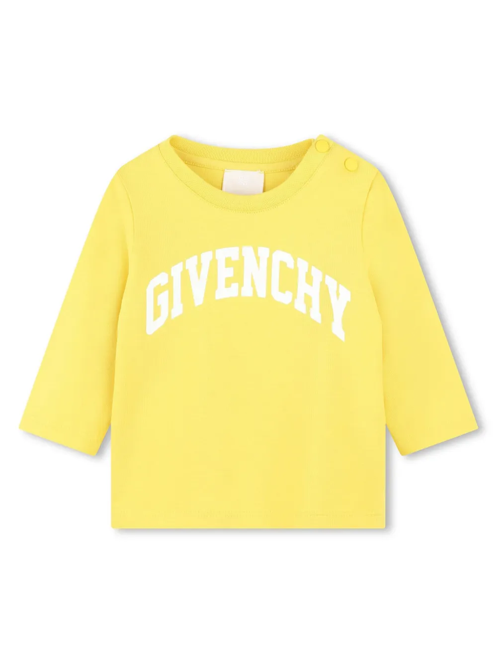 

Лонгслив с логотипом Givenchy Kids, желтый