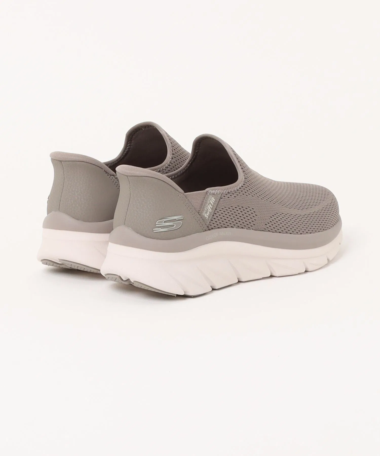 Мужские кроссовки SKECHERS SWIFT FIT CUSHION WALKER-FERGUSON широкие бежевые — фото 2