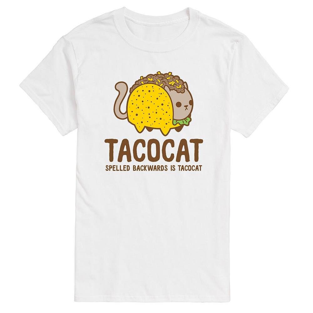 

Футболка Big & Tall Tacocat с обратным рисунком и надписью License, белый