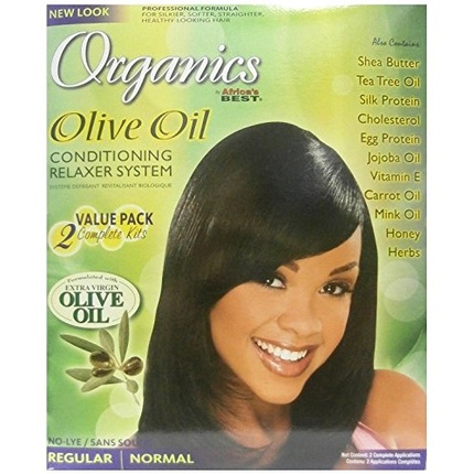 

Organics Relaxer Regular/Normal 2 Complete Kits