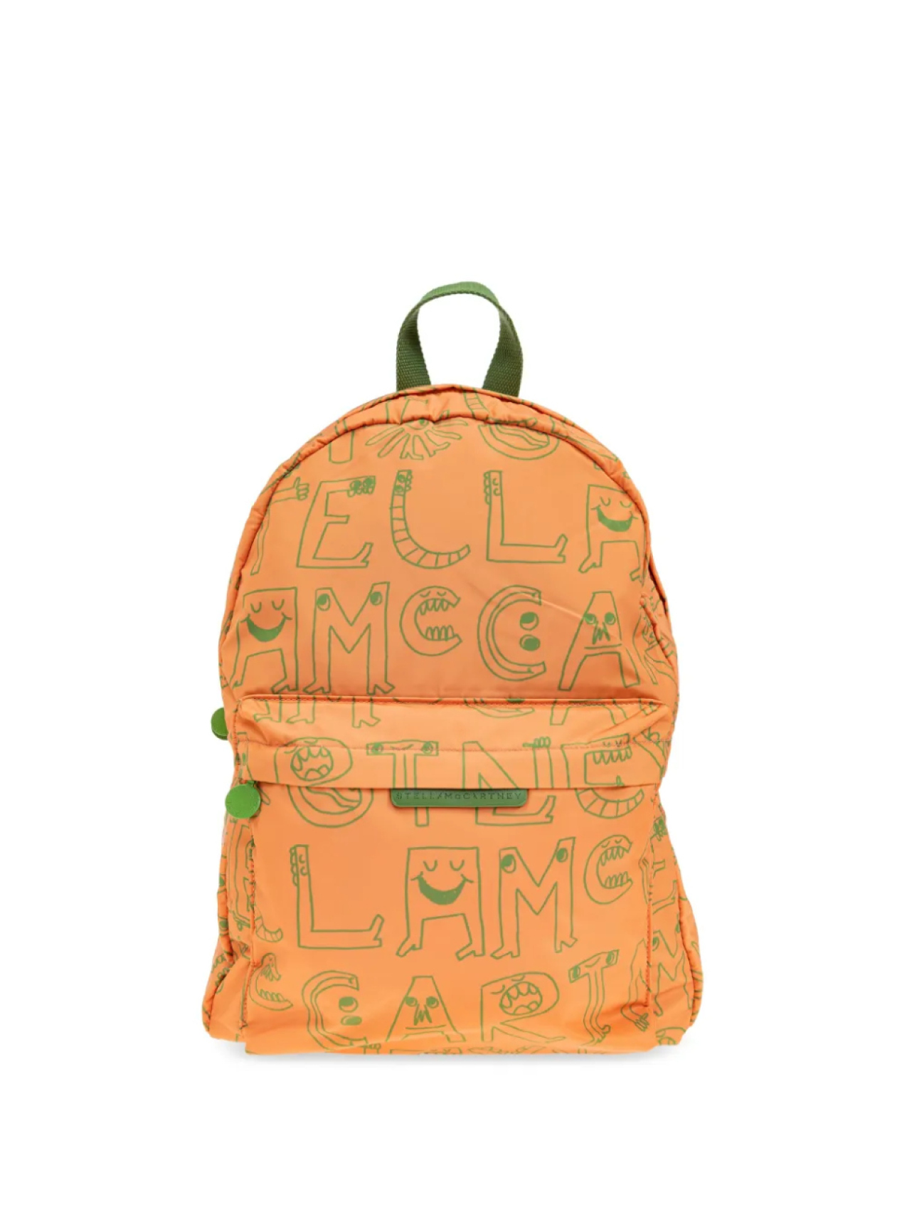 

Рюкзак Stella McCartney Kids с принтом, оранжевый