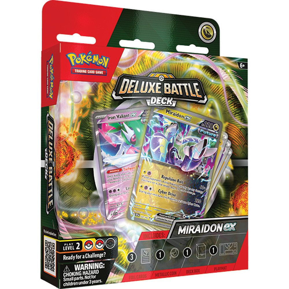 

Карточная игра The Pokemon Company Int'l Pokemon TCG: Miraidon ex Deluxe Battle Deck