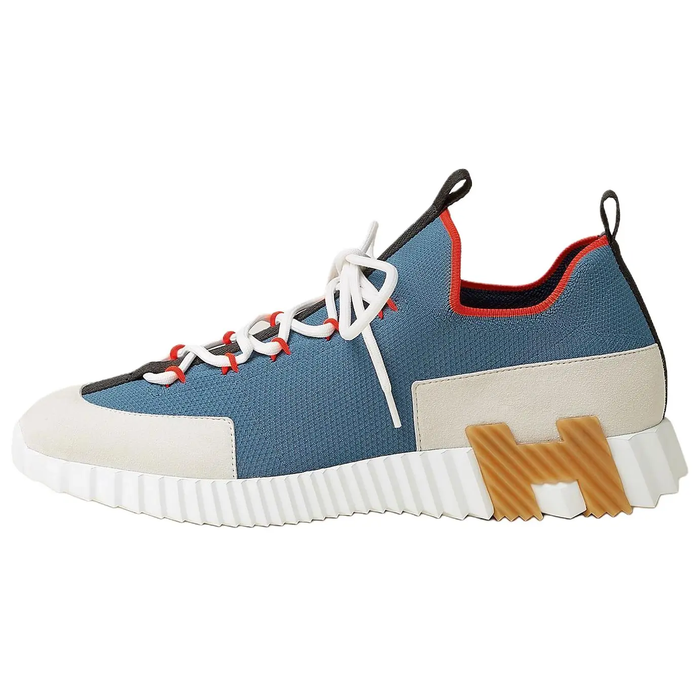 

HERMES Низкие повседневные туфли Lift, синие, мужские