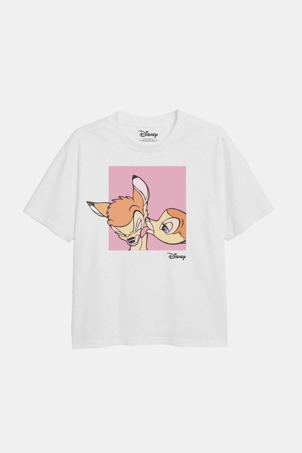 

Футболка для девочек Bambi Kiss Disney, белый