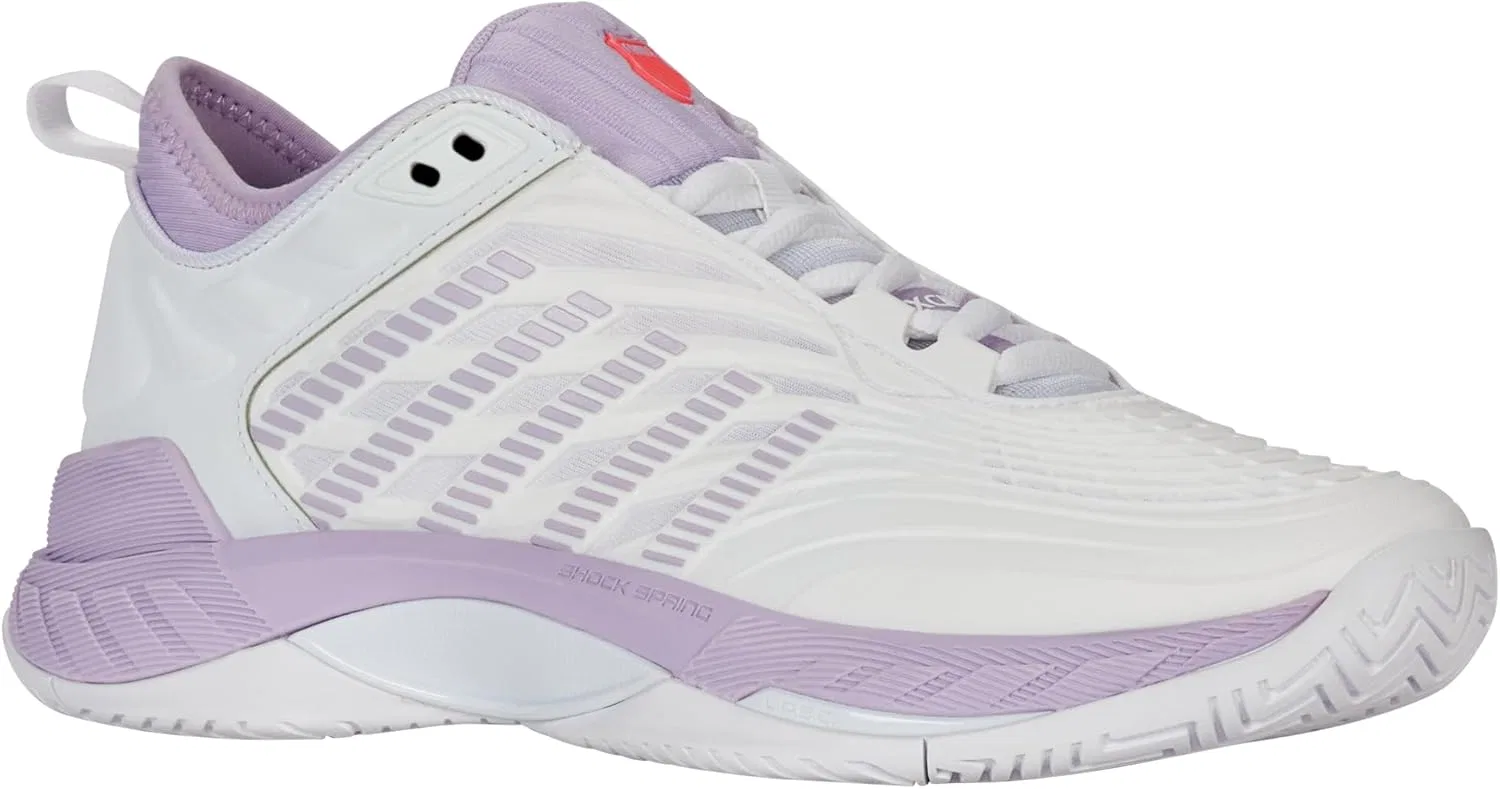Теннисная обувь K-Swiss Hypercourt Supreme 2, White/Orchid Petal/Neon Blaze — фото 2