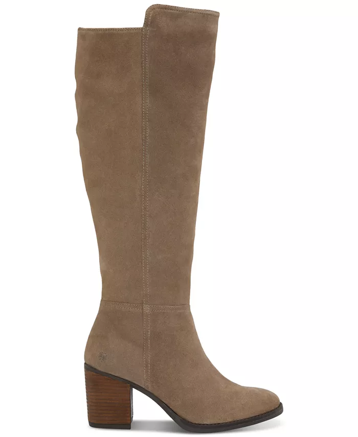 Женские высокие сапоги Bonnay Extra Wide Calf с широким голенищем Lucky Brand, серый — фото 2