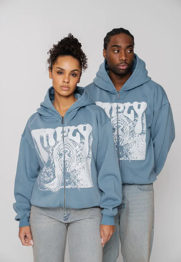 

Толстовка с капюшоном и принтом лица на молнии Multiply Apparel, Bluefin Washed, Серый, Толстовка с капюшоном и принтом лица на молнии Multiply Apparel, Bluefin Washed