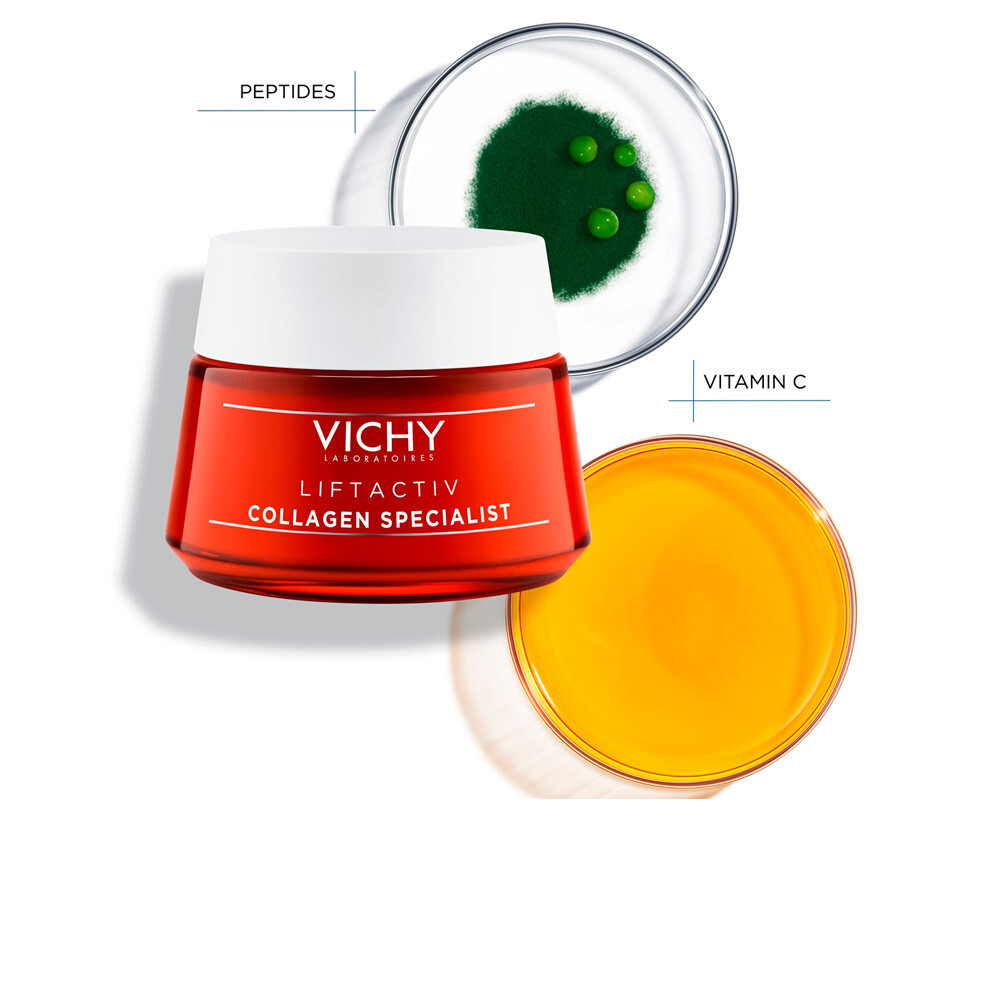 Крем для лица Vichy Laboratoires — Против морщин Liftactiv specialist crema día collagen specialist antiarrugas péptidos, 50 мл — фото 4
