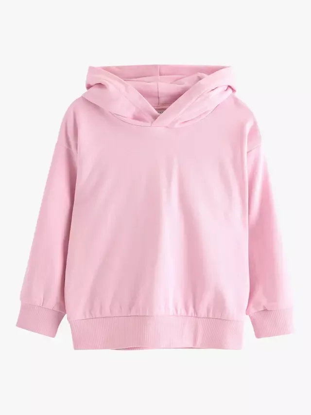 Детская толстовка из чистого хлопка Lindex, Light Pink