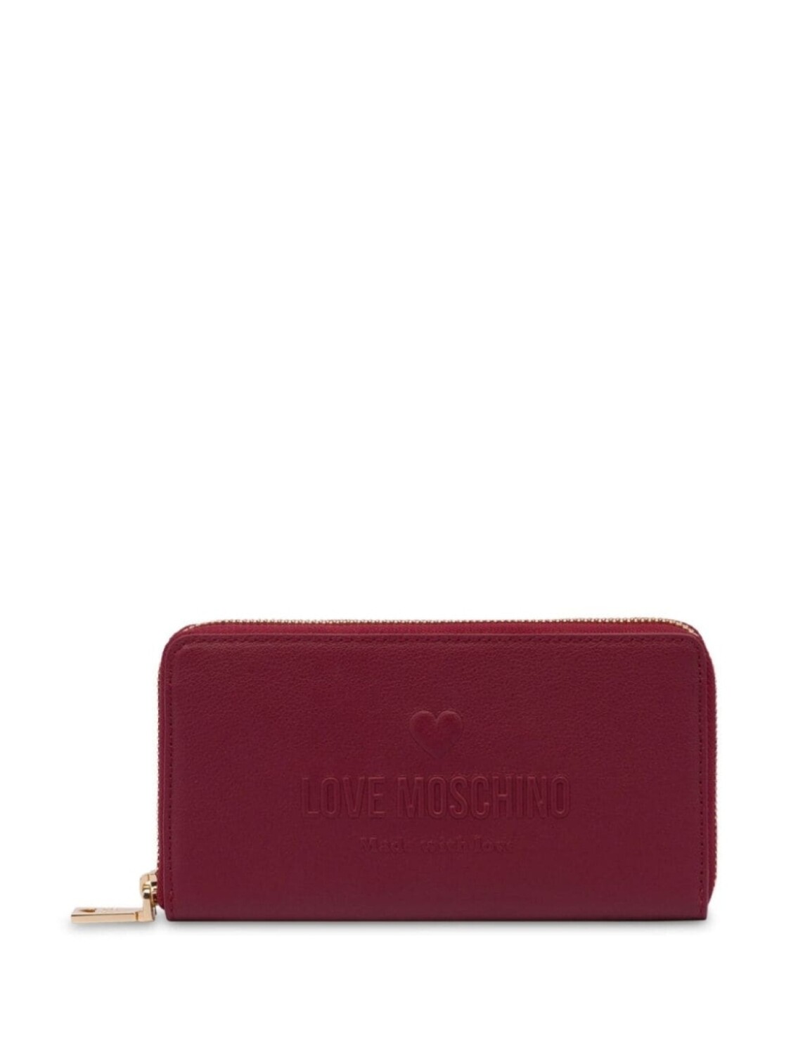 

Love Moschino кошелек с тисненым логотипом, красный