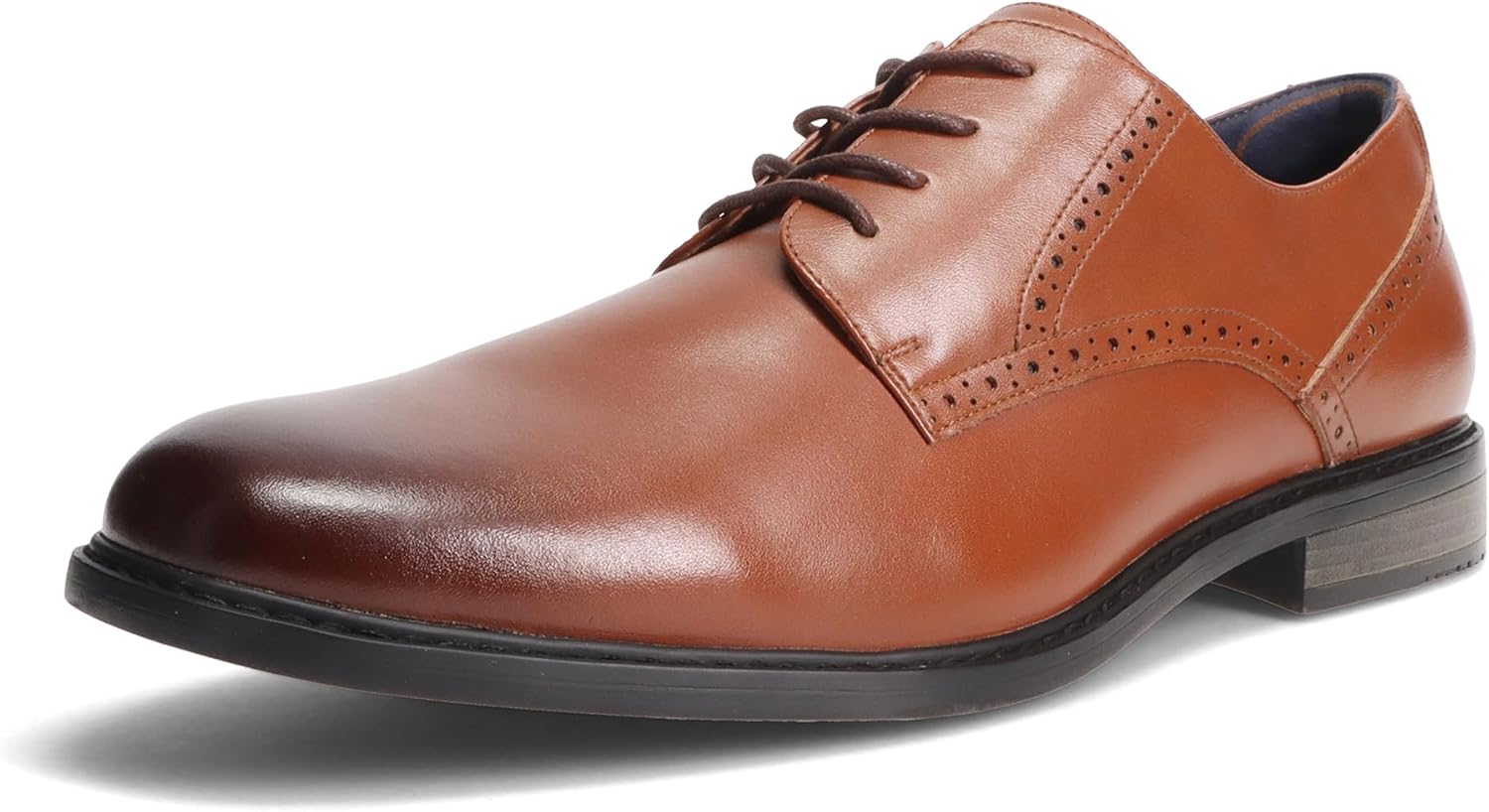 

Мужские классические туфли Gunnar и Troy Axel, Классические броги оксфорды с кожаным верхом, Стелька с двухслойной амортизацией, Многоцветные Gunnar And Troy, Emberwood Brown