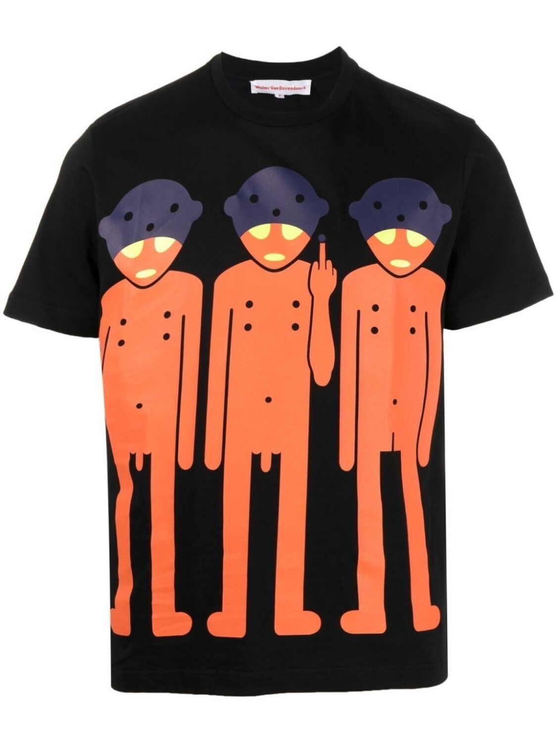 

Walter Van Beirendonck футболка Aliens с графичным принтом, черный