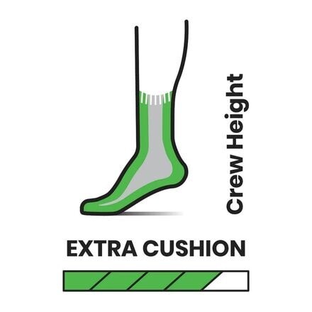 

Носки Classic Hike Extra Cushion Crew Smartwool, серо-коричневый