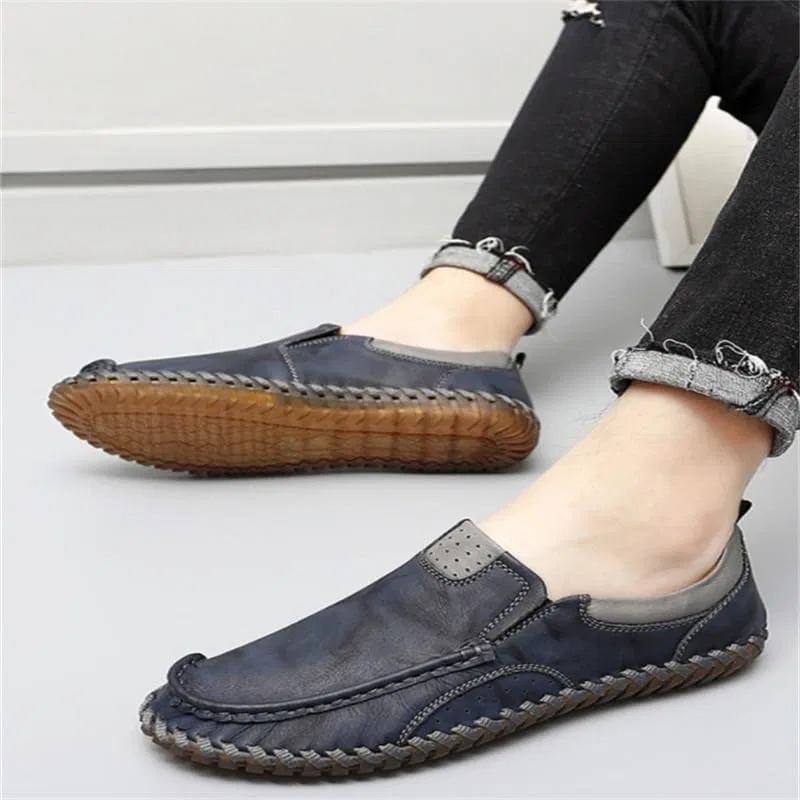 Туфли форменные повседневные, дышащие, синие DUYHBAWRS — фото 2