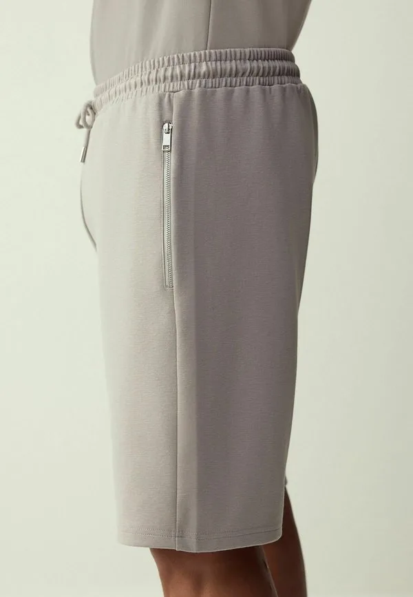 Спортивные брюки прямого кроя с карманами на молнии Next, Light Grey — фото 3