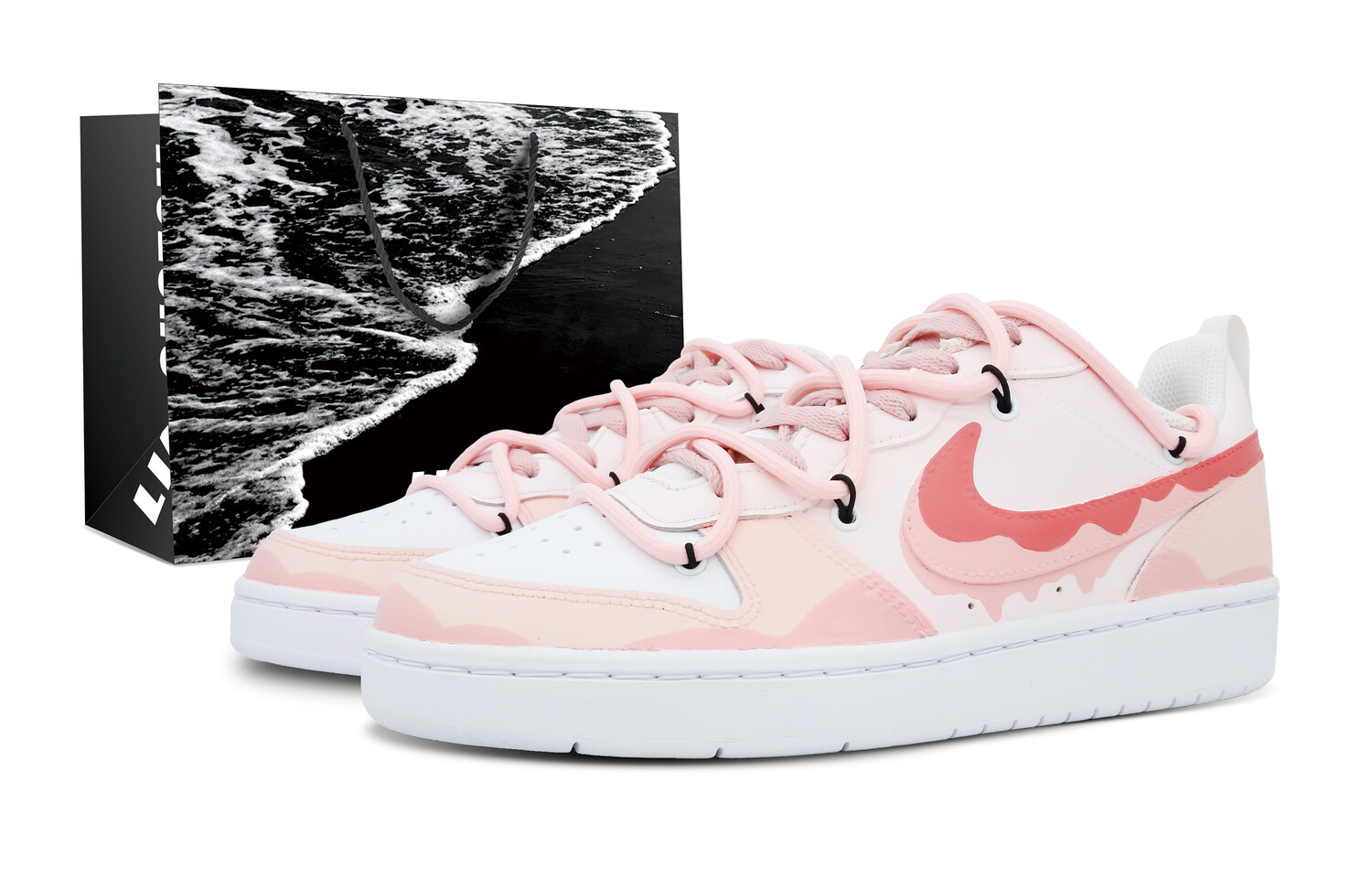 

Кроссовки Nike Court Borough Skateboard Shoes Women's Low-Top White