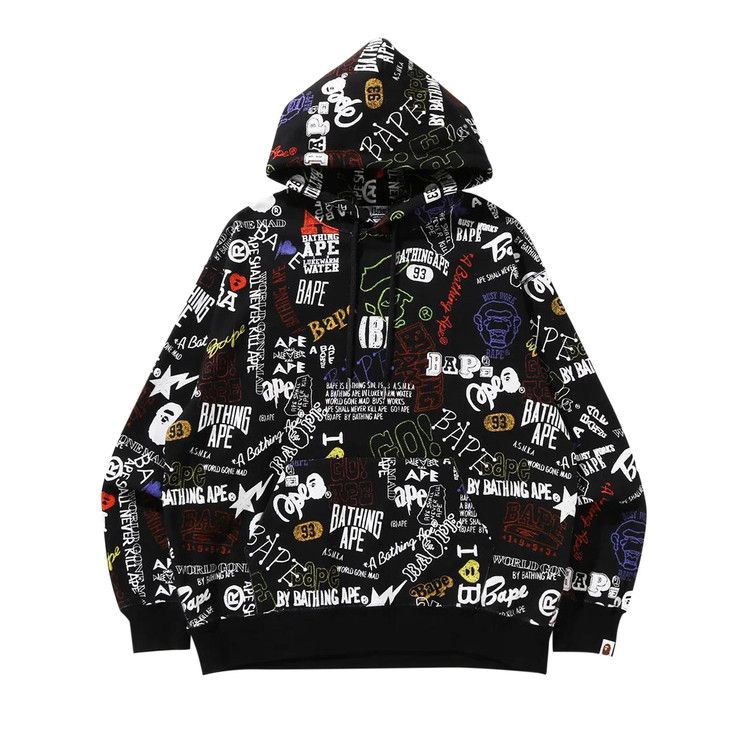 

Худи BAPE Hand Draw Pullover Hoodie, Black