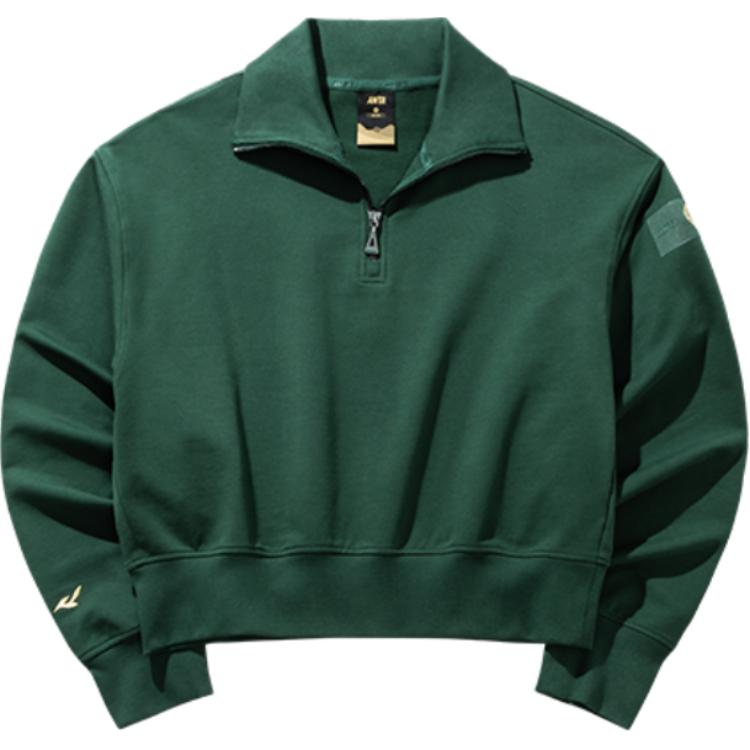 

Свитшот Anta Life Collection женский Crown Green