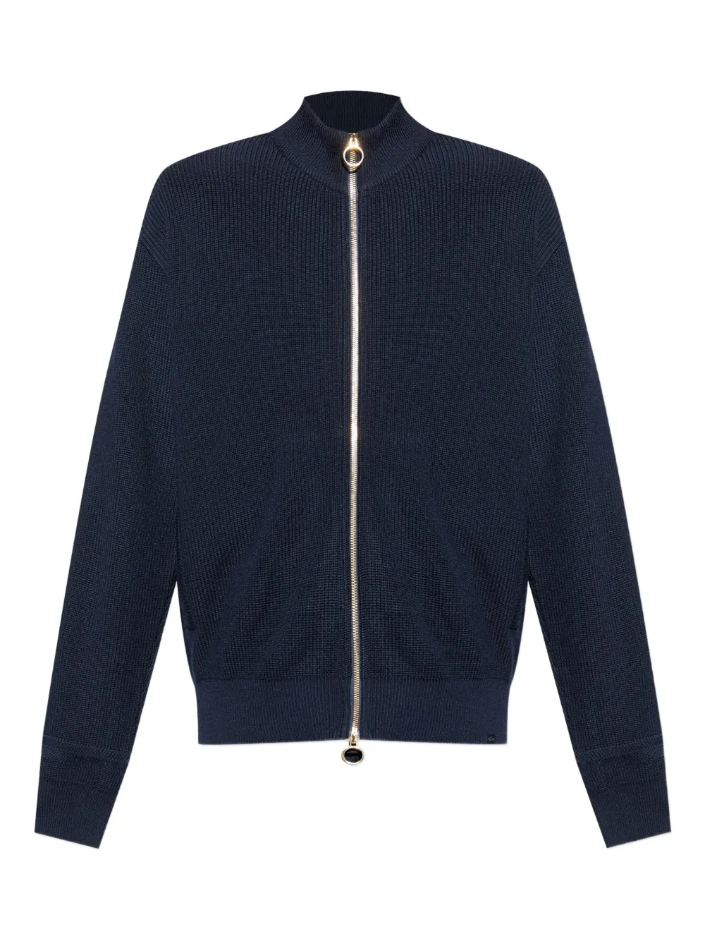 

Кардиган с застежкой-молнией в рубчик Paul & Shark, синий