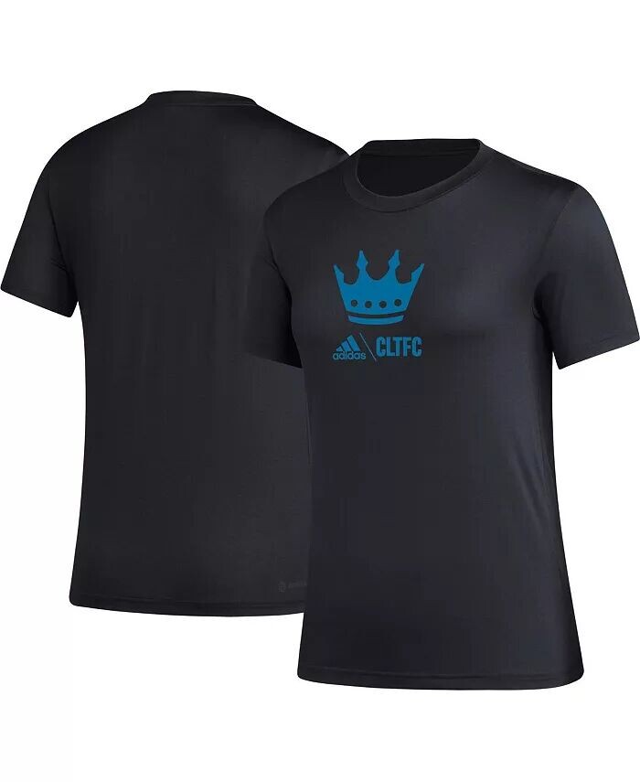 

Женская черная футболка Charlotte FC AEROREADY Club Icon Adidas