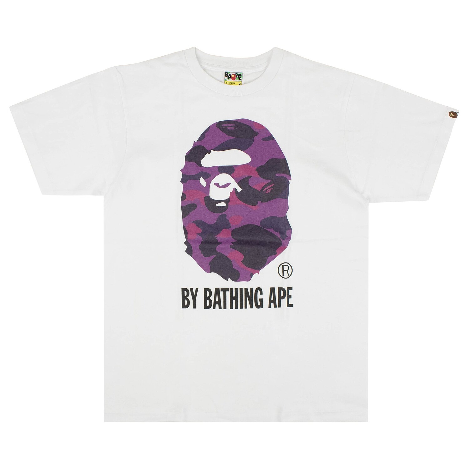 

Футболка BAPE Color Camo By Bathing Ape, цвет Белый/Фиолетовый