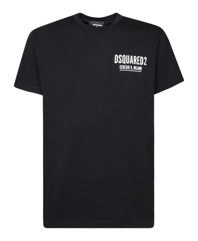 

Черная футболка Dsquared2, черный