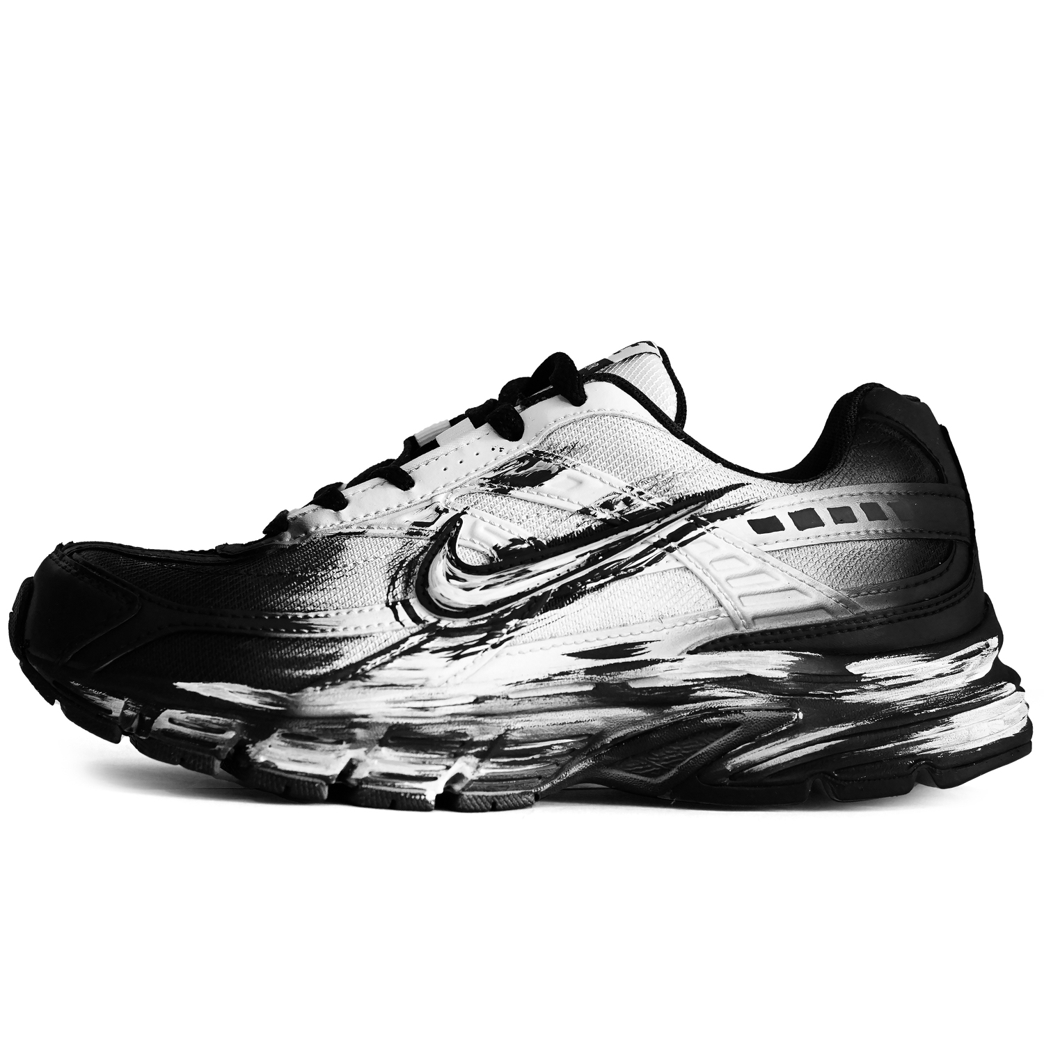 

Nike Кроссовки для бега низкие unisex initiator cushioning black white