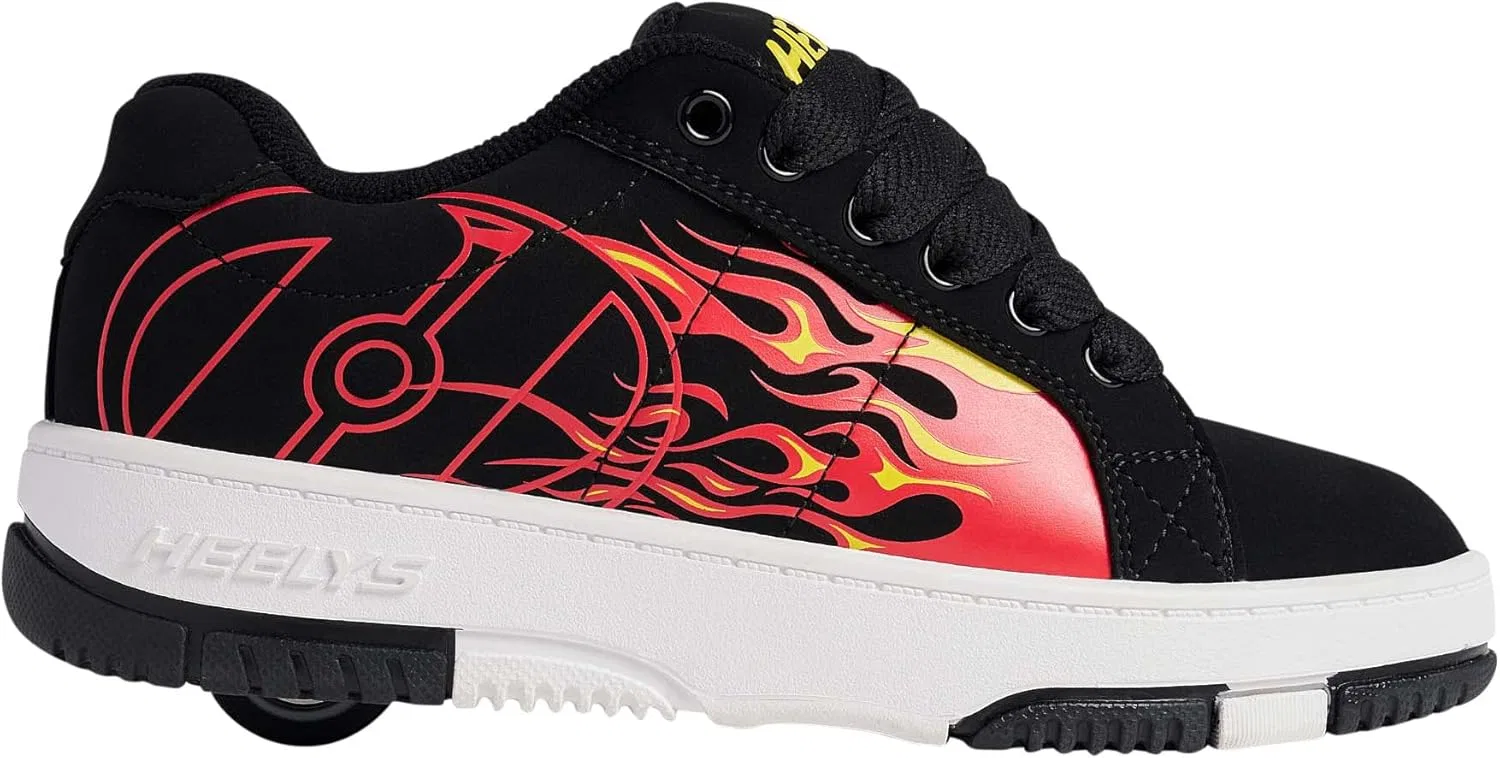 Мужские роликовые кроссовки Heelys Kolect Prints на колесиках, Black Red
