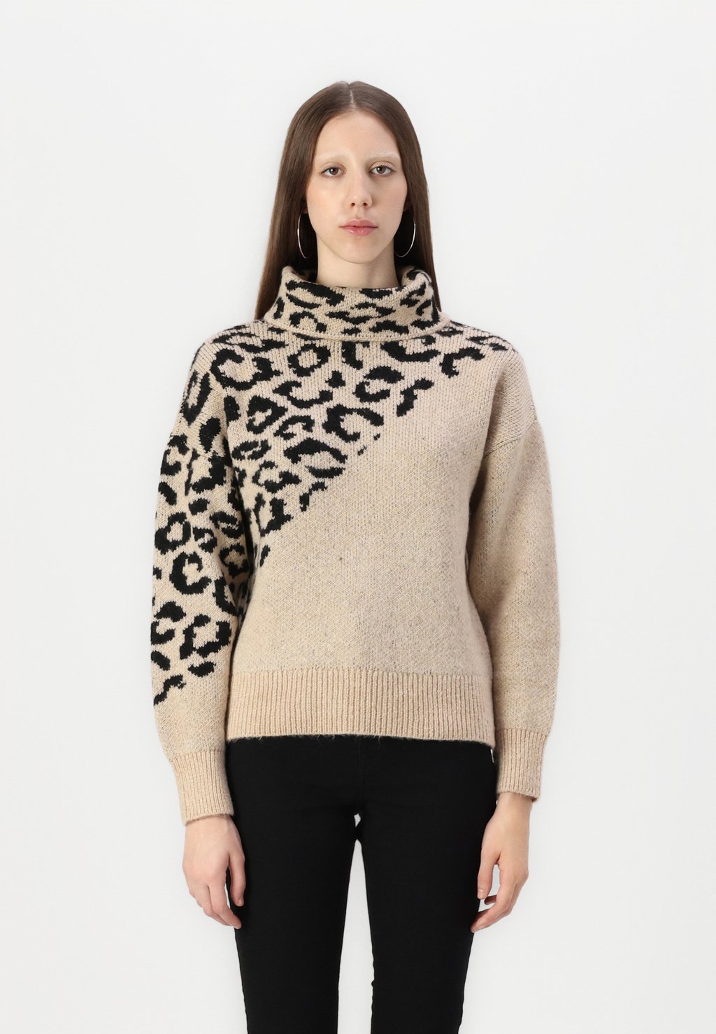 

Джемпер ONLLEONI ROLL NECK ONLY, бежевый