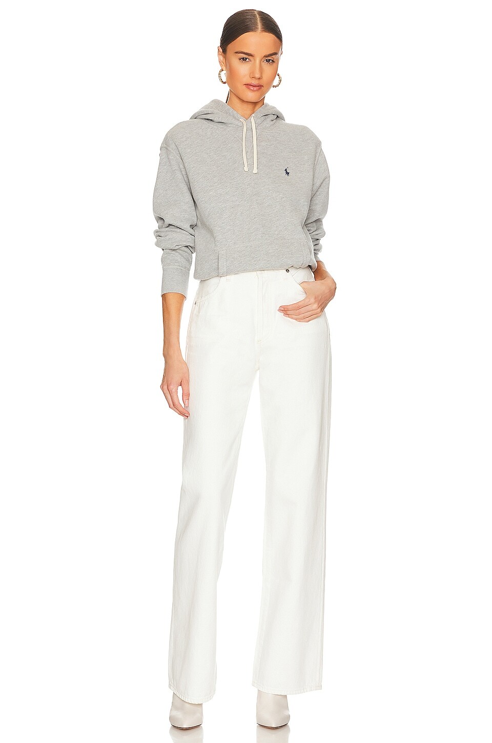Толстовка Polo Ralph Lauren Fleece, цвет Andover Heather — фото 4