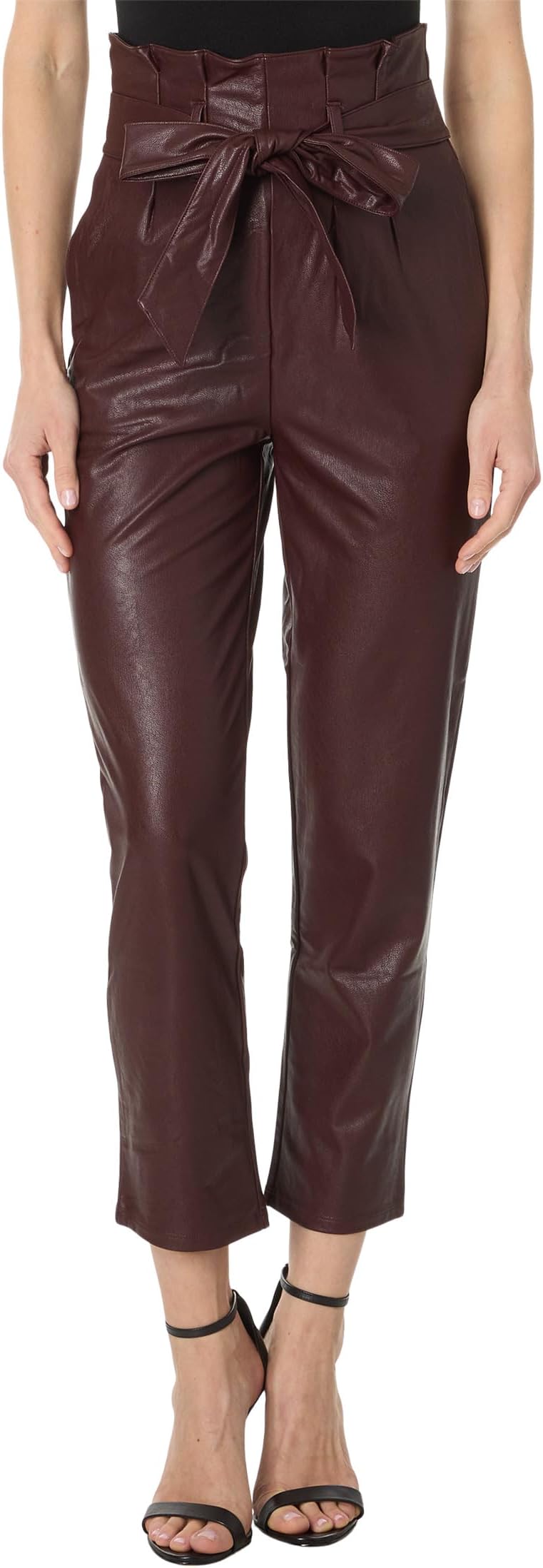 

Брюки Commando Faux Leather Paperbag Pants SLG451, цвет Oxblood