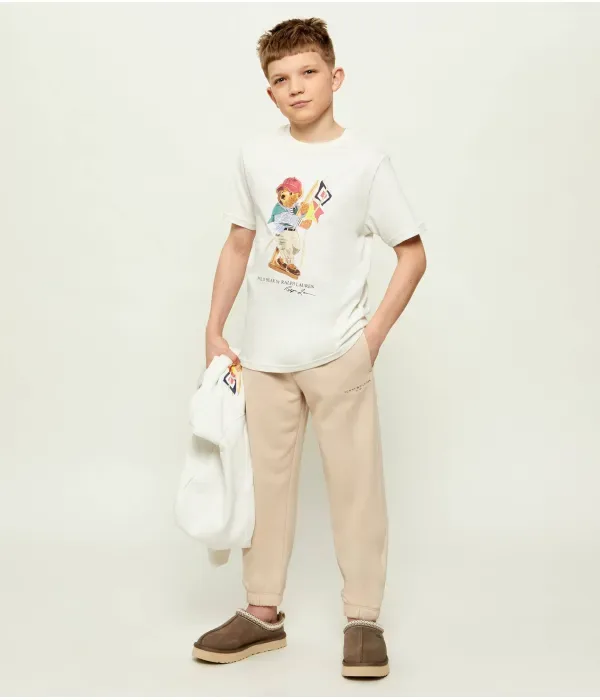Спортивные штаны regular fit Tommy Hilfiger, бежевый — фото 2