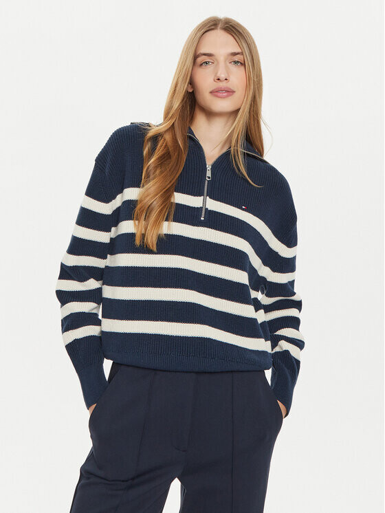 

Пуловер свободного кроя Tommy Hilfiger, синий