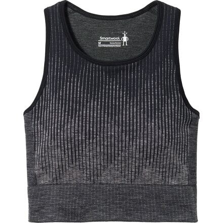 

Укороченный бюстгальтер Intraknit — женский Smartwool, цвет Black Heather