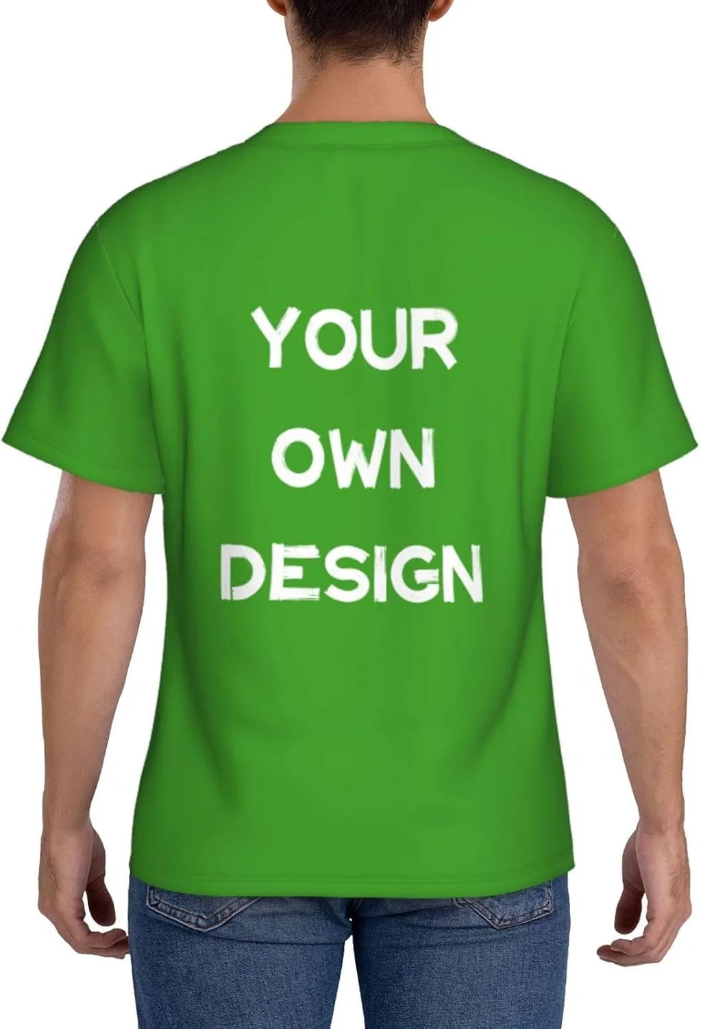 Футболка с принтом Custom Shirt с логотипом и текстом — фото 3