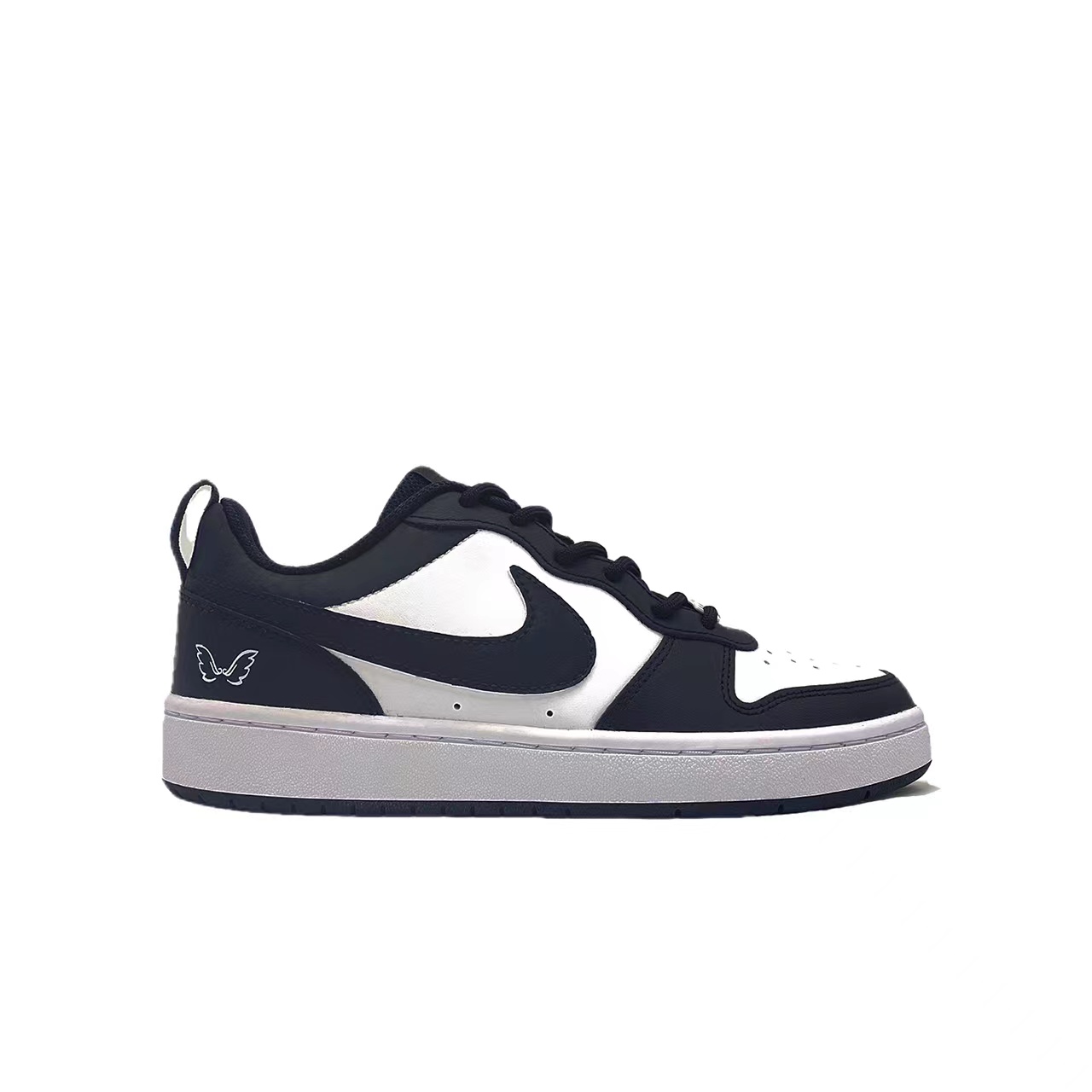 

Кроссовки Nike Court Borough 2 Skateboarding Shoes Women's Low-top Black/White, черный/белый