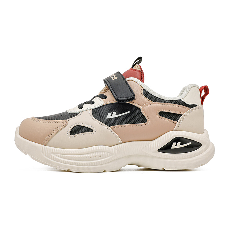 

Кроссовки детские противоскользящие детские WARRIOR, черный/коричневый/хаки