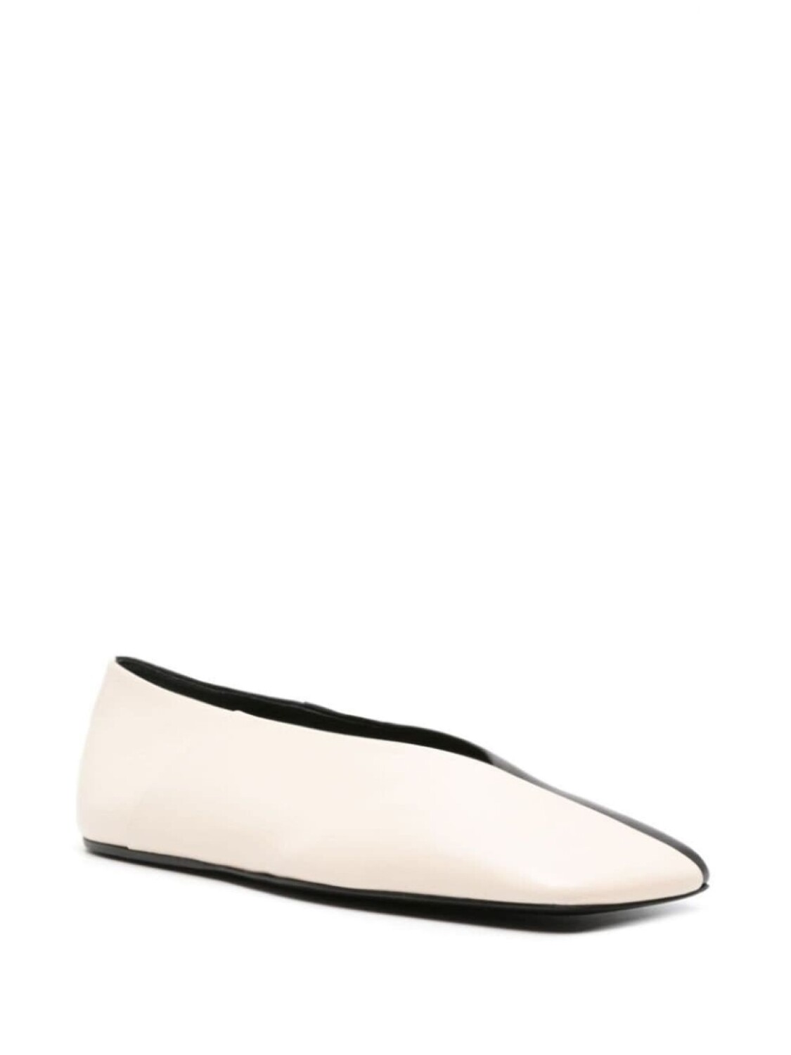 

Jil Sander лоферы в стиле колор-блок, белый