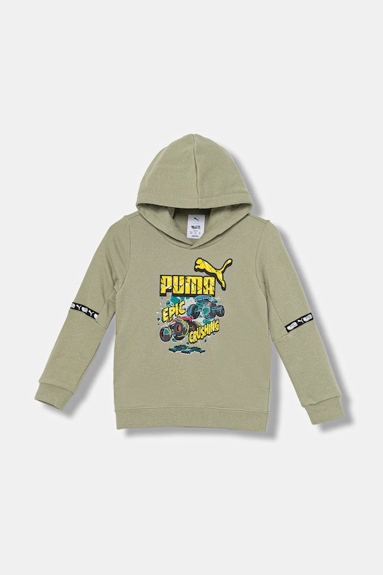 

Детская толстовка с капюшоном HOT WHEELS Graphic Hoodie TR Puma, зеленый