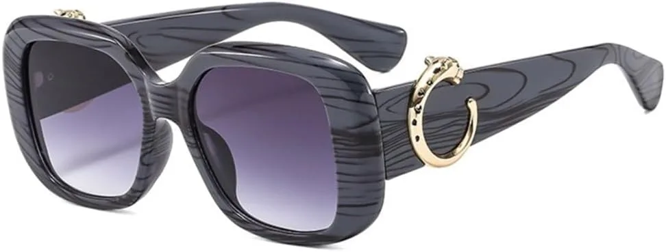 

Круглые женские солнцезащитные очки с декоративной оправой и градиентными линзами, винтажные солнцезащитные очки с защитой от УФ-излучения UV400 LXLHWN, C5