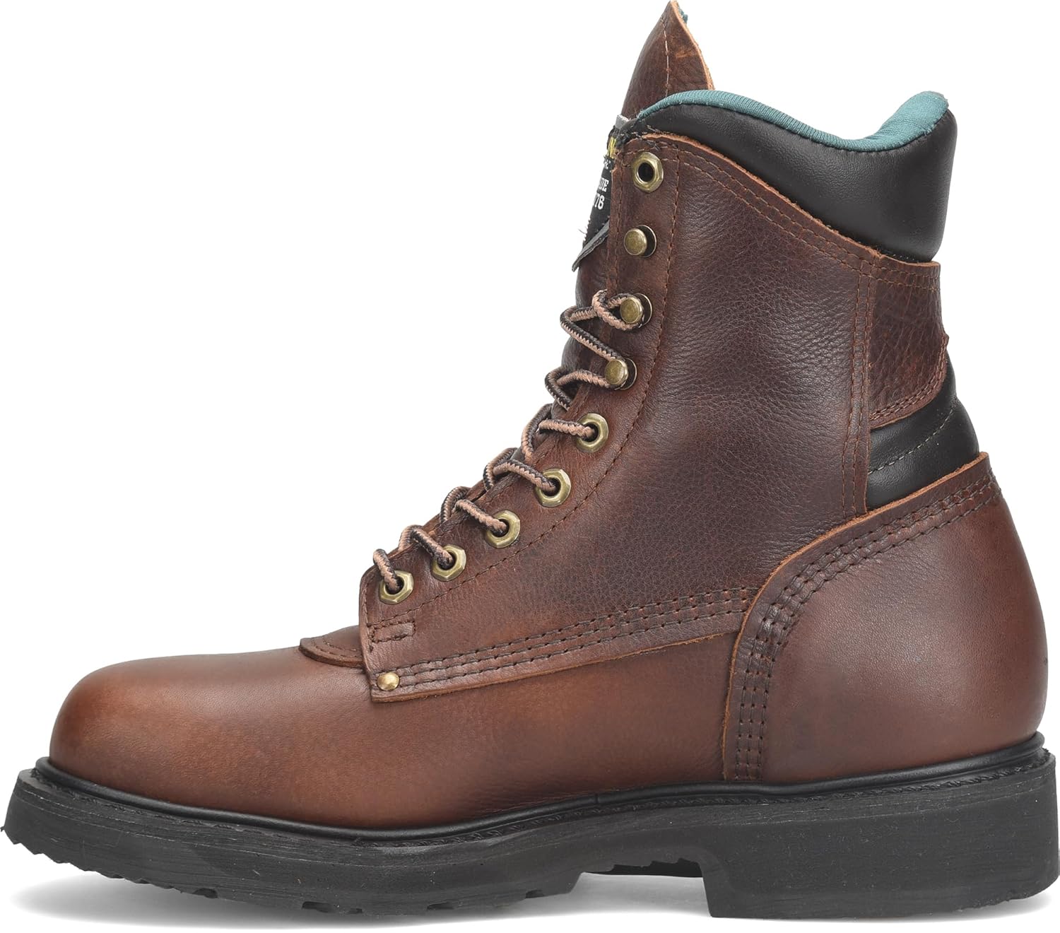 Мужские рабочие ботинки Carolina Boots Sarge Hi 8 с стальным носком, защитный носок, прочная стальная стелька, долговечная конструкция ранта, коричневые - размер 10 3E No Brand — фото 4