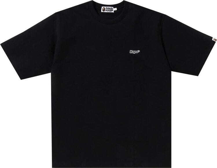 

Футболка BAPE One Point Relaxed Fit 'Black', черный