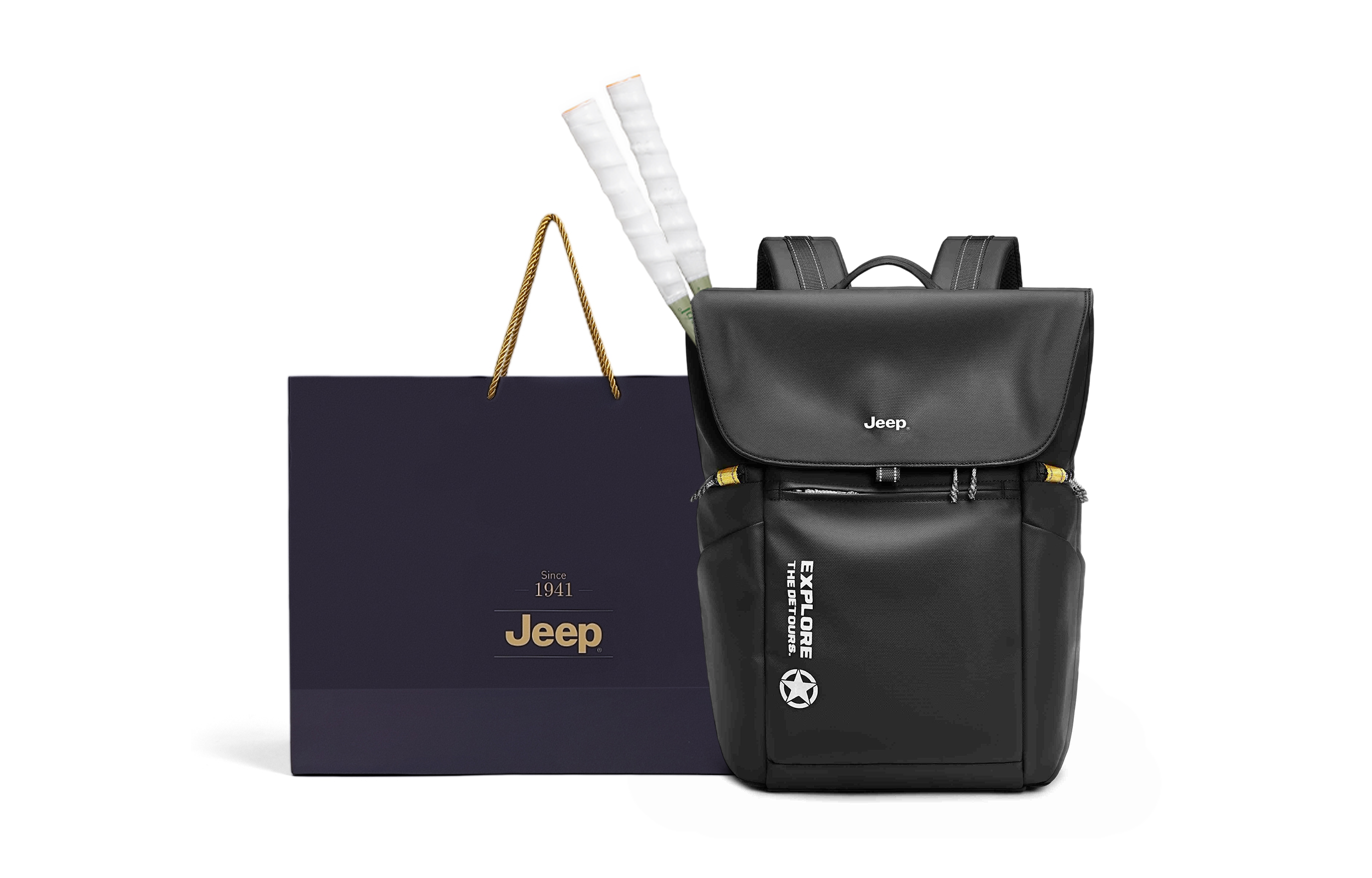 

Jeep Рюкзак Membrana Dermalis Regular Unisex Dawn White/Ink Shadow Black