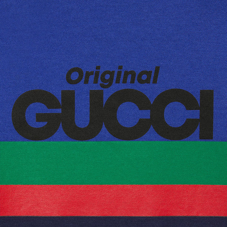 Детская футболка GUCCI, синяя — фото 4