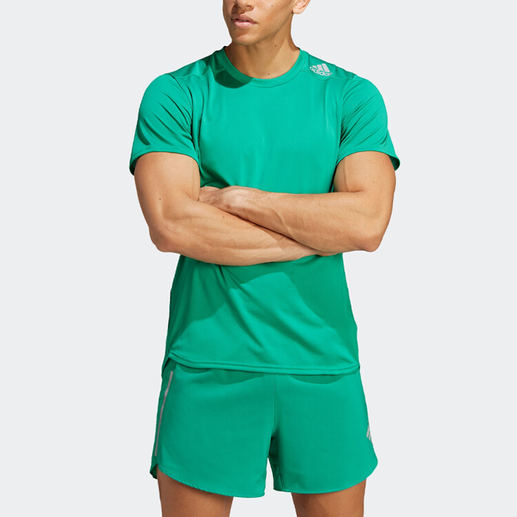 Футболка мужская, цвет зеленый Adidas, зеленый — фото 2