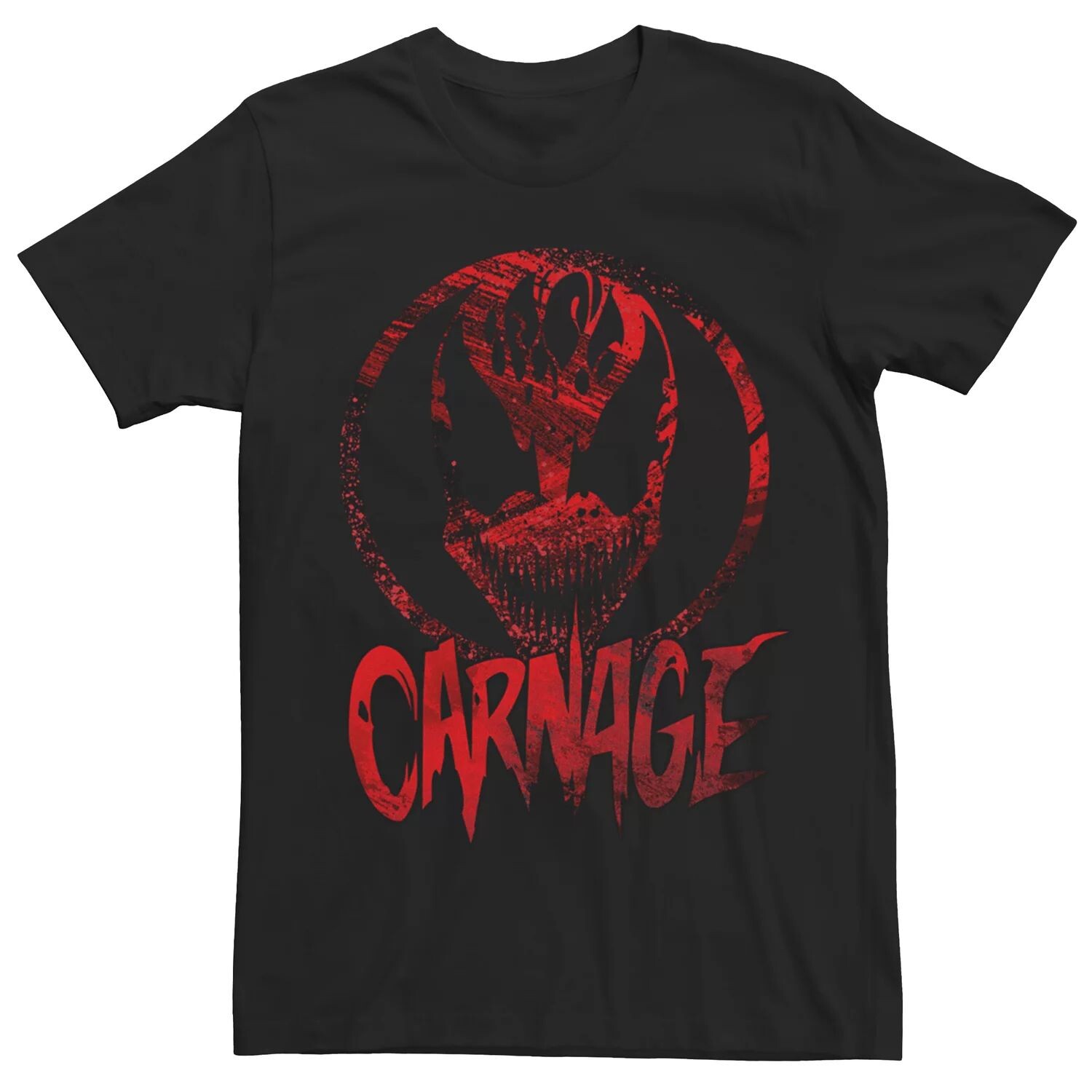 

Мужская красная футболка с круглым вырезом с короткими рукавами Marvel Universe Carnage Licensed Character, Красный, Мужская красная футболка с круглым вырезом с короткими рукавами Marvel Universe Carnage Licensed Character